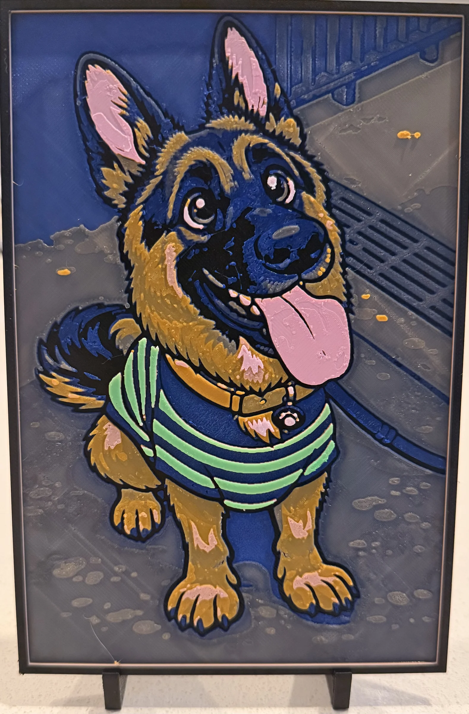 HueForge filament print